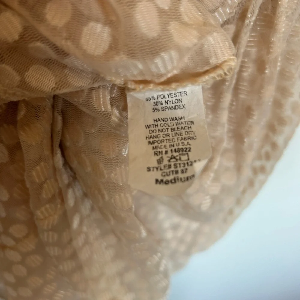 Saints and Hearts Polka Dot Cream Blouse - Picture 4 of 4